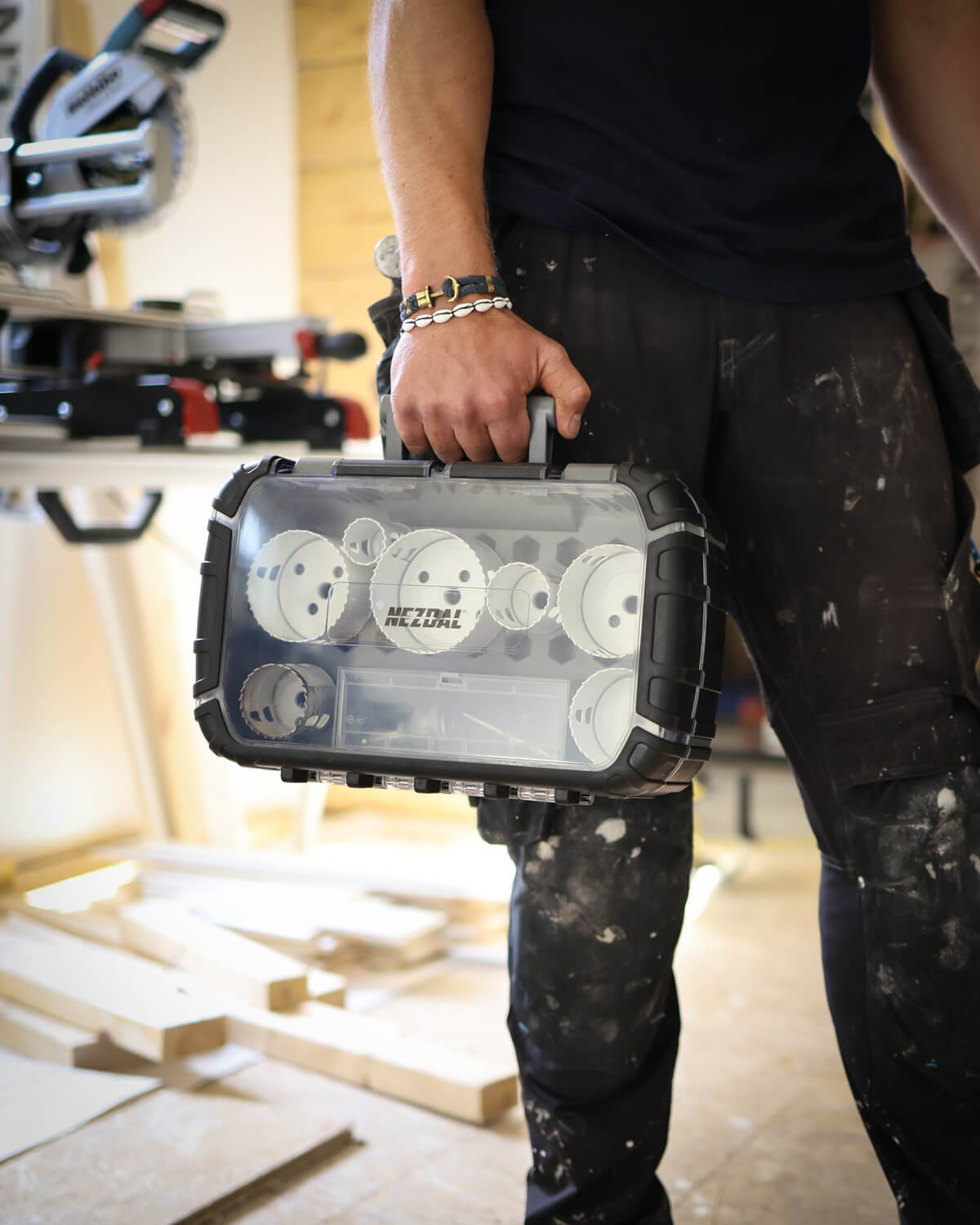 Allrounderen | 32, 44, 51, 64, 73, 76, 83mm | Træ & Metal | Grizzly BiM® | Hulsavsæt