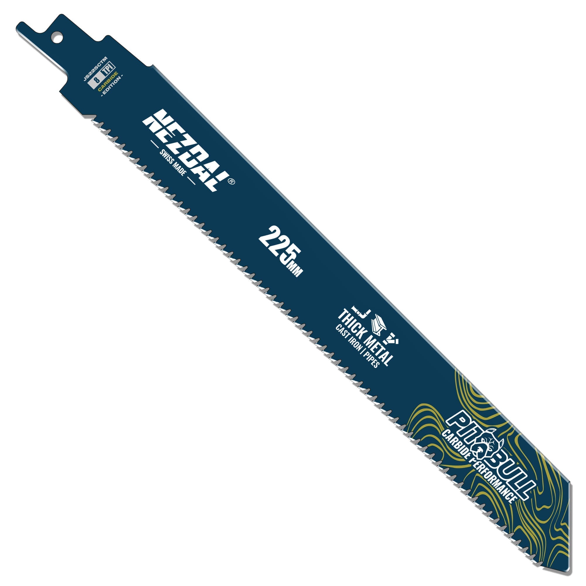 Tykt Metal | 225mm | Carbide Performance | Bajonetsavklinge