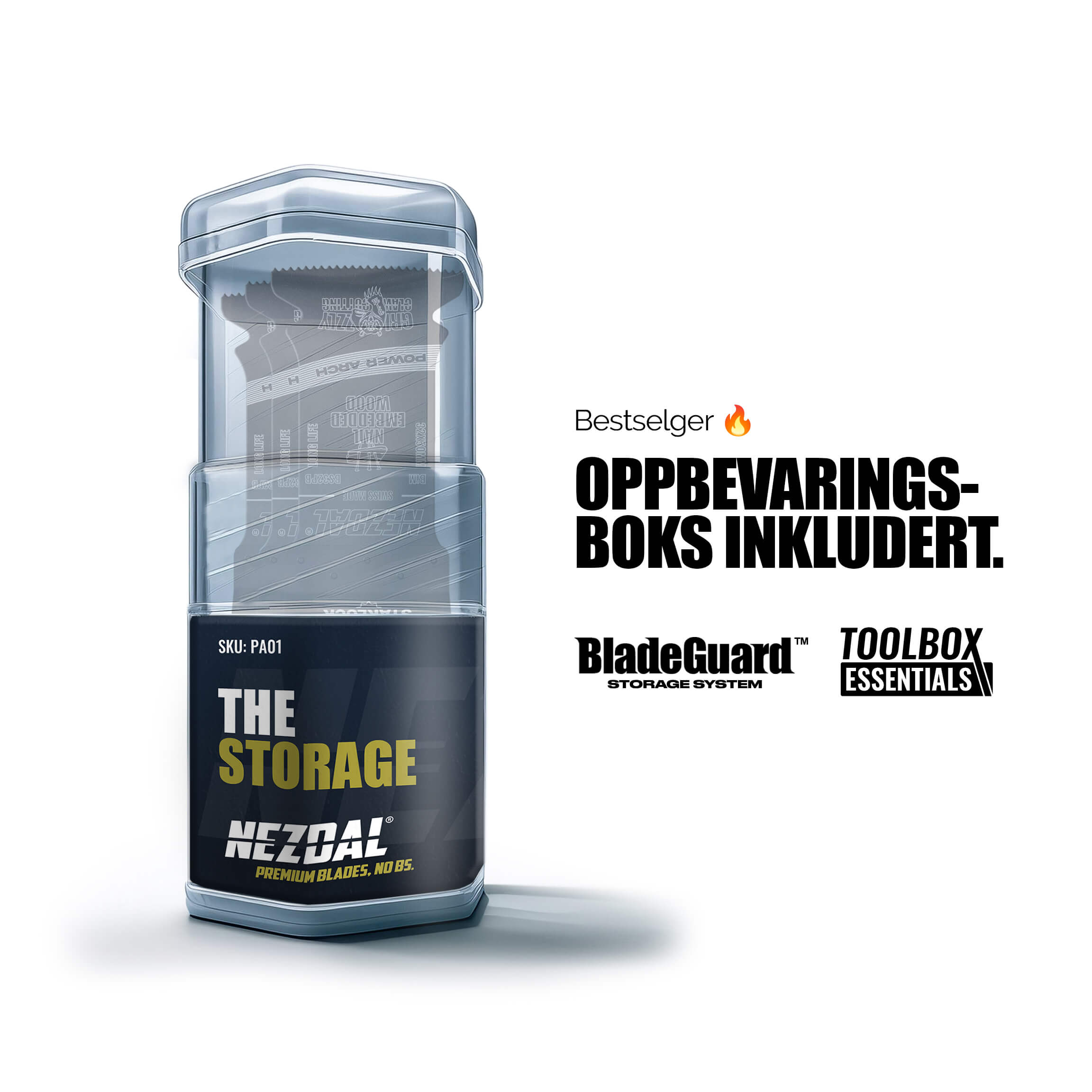 Tømrerens Favoritter | Træ & Metal | Superhurtige, Holdbare Snit | SuperCut | 8 stk | Inkl. Opbevaringsboks