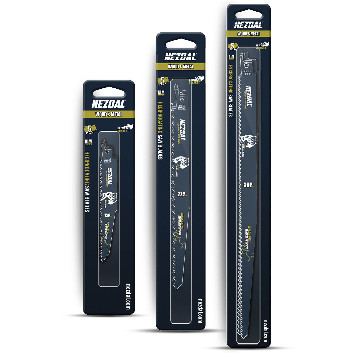 Multi-Material Sæt | Bredt anvendelsesområde | Bajonetsavklinger | 15 stk